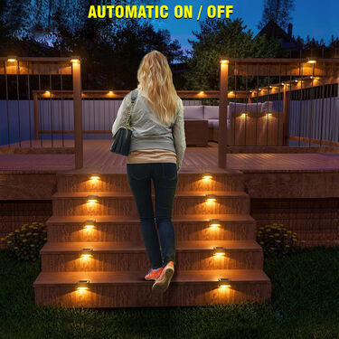 Waterproof Solar Deck Lights ( Pack of 4 ) (D18) - Image 2