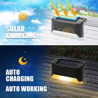 Waterproof Solar Deck Lights ( Pack of 4 ) (D18) - Image 3