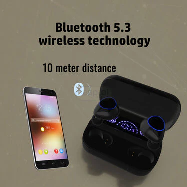 Wireless Bluetooth Earbuds With Free 3 Type C Fast Charging Cable (TWS61) - Image 5