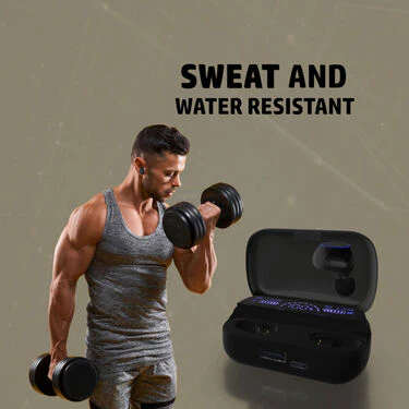 Wireless Bluetooth Earpod With Charging Case & Inbuilt Powerbank + FREE Mobile Screen Enlarger (TWS46) - Image 9