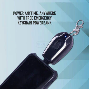 Wireless Bluetooth Neckband Earphone With Free Emergency Keychain Powerbank (PB22) - Image 2